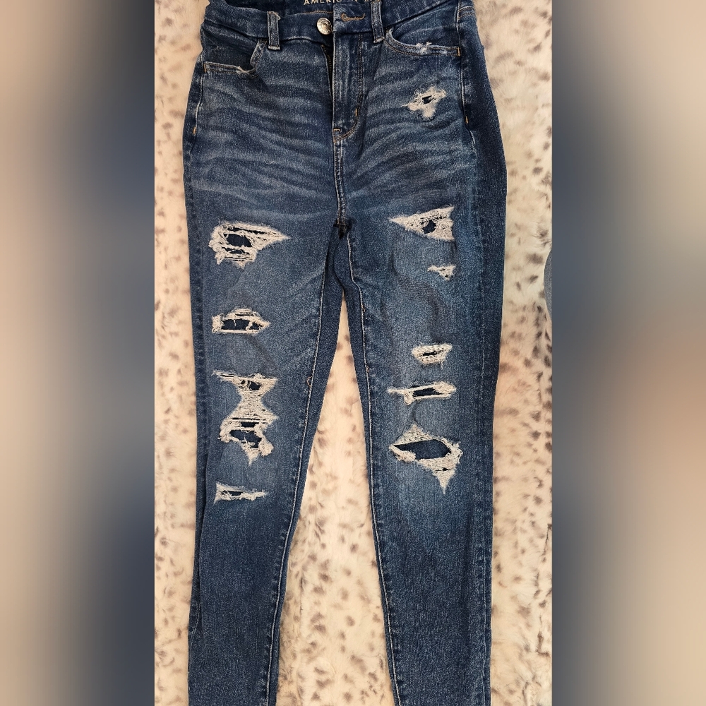 American Eagle Curvy High Rise Jegging Size:0